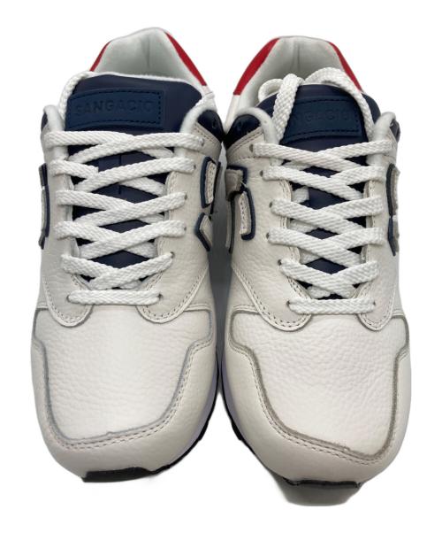 Sangacio（サンガッチョ）SANGACIO (サンガッチョ) ローカットスニーカー ホワイト サイズ:	SIZE 23.5cmの古着・服飾アイテム