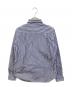 PLAY COMME des GARCONS (プレイコムデギャルソン) ハートワッペンストライプシャツ ブルー サイズ:M：9000円