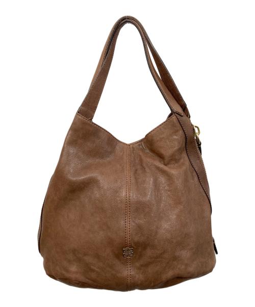 GIVENCHY（ジバンシィ）GIVENCHY (ジバンシィ) サイドジップレザーワンショルダーバッグ ブラウンの古着・服飾アイテム