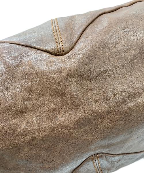 GIVENCHY（ジバンシィ）GIVENCHY (ジバンシィ) サイドジップレザーワンショルダーバッグ ブラウンの古着・服飾アイテム