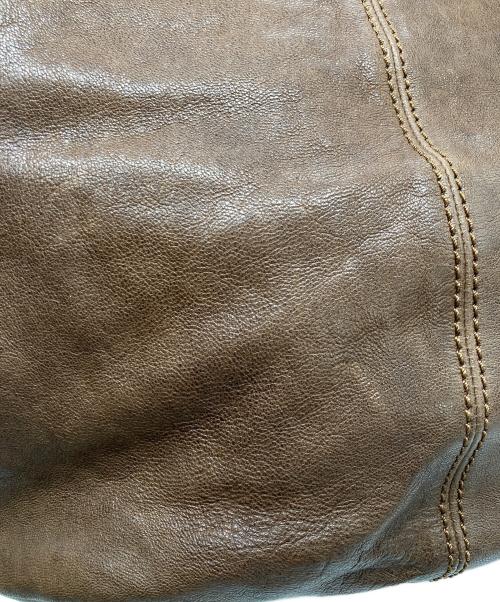 GIVENCHY（ジバンシィ）GIVENCHY (ジバンシィ) サイドジップレザーワンショルダーバッグ ブラウンの古着・服飾アイテム