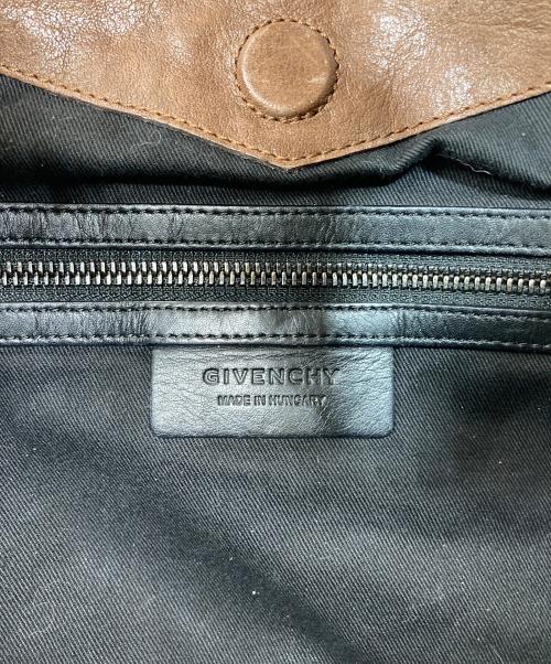 GIVENCHY（ジバンシィ）GIVENCHY (ジバンシィ) サイドジップレザーワンショルダーバッグ ブラウンの古着・服飾アイテム