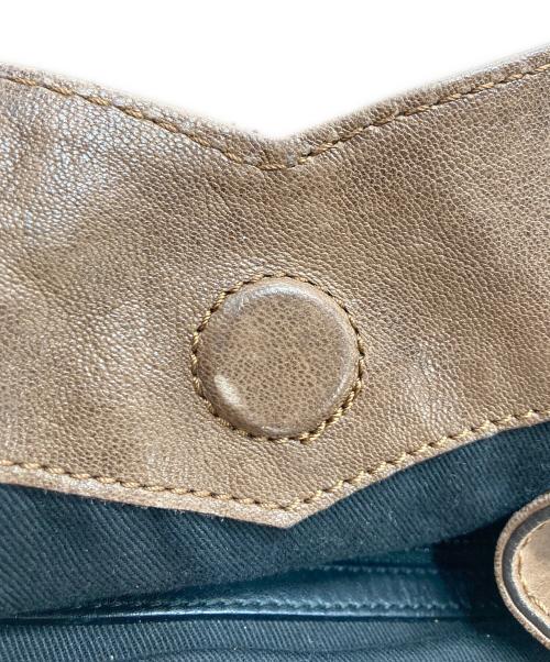 GIVENCHY（ジバンシィ）GIVENCHY (ジバンシィ) サイドジップレザーワンショルダーバッグ ブラウンの古着・服飾アイテム