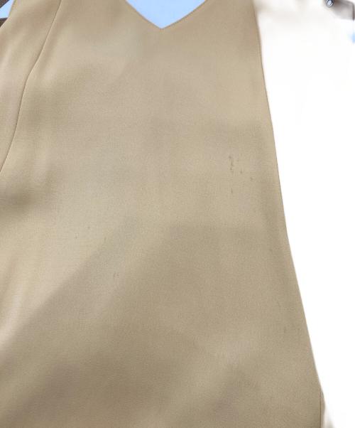 Diagram GRACE CONTINENTAL（ダイアグラム グレースコンチネンタル）Diagram GRACE CONTINENTAL (ダイアグラム グレースコンチネンタル) バックサテンキャミワンピース イエロー サイズ:	SIZE 36の古着・服飾アイテム