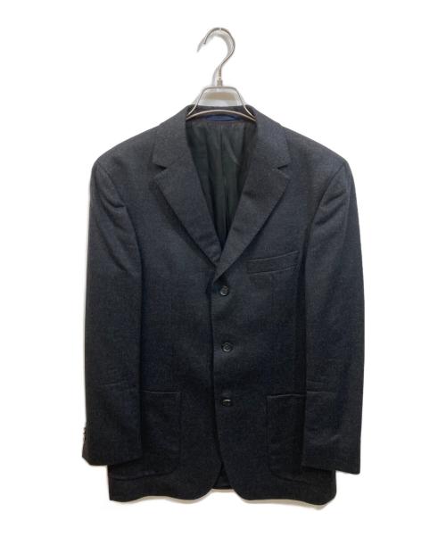 BURBERRY LONDON（バーバリーロンドン）BURBERRY LONDON (バーバリーロンドン) ウールテーラードジャケット ブラック サイズ:	SIZE 48の古着・服飾アイテム