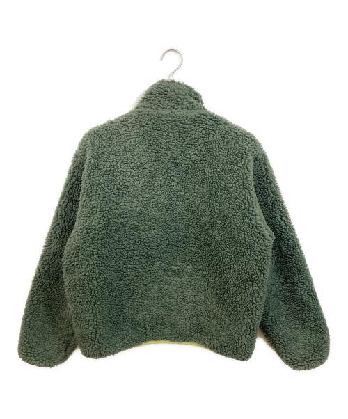 stussy（ステューシー）stussy (ステューシー) SHERPA REVERSIBLE JACKET グレー サイズ:Mの古着・服飾アイテム