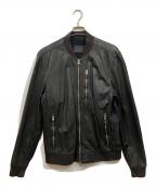 ALL SAINTSオールセインツ）の古着「ラムレザージャケット」｜ブラック