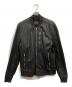 ALL SAINTS（オールセインツ）の古着「ラムレザージャケット」｜ブラック