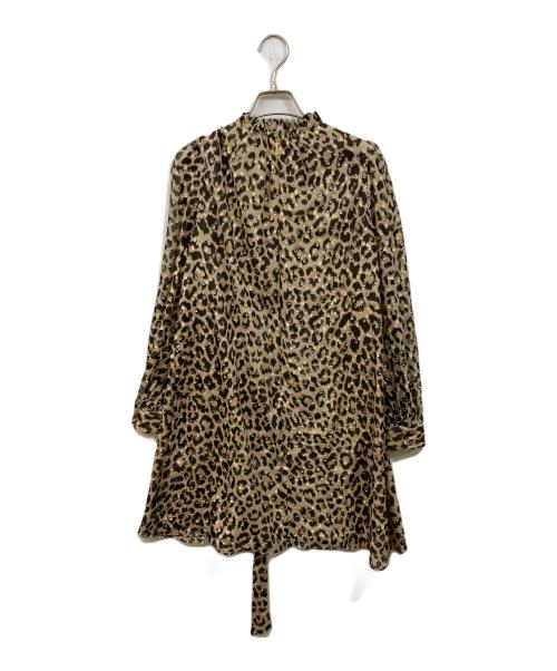 Kate Spade（ケイトスペード）Kate Spade (ケイトスペード) シルクワンピース ベージュの古着・服飾アイテム