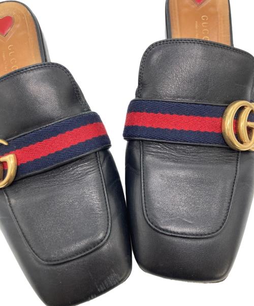 GUCCI（グッチ）GUCCI (グッチ) プリンスタウン ブラック サイズ:38の古着・服飾アイテム