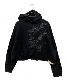 Y's（ワイズ）の古着「クロップドパーカー」｜ブラック