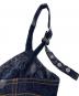 中古・古着 FETICO (フェティコ) STUDIOUS (ステュディオス) 別注ROSE DENIM BUSTIER ネイビー サイズ:SIZE 1：25000円