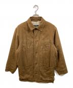 BANANA REPUBLICバナナリパブリック）の古着「リネンカバーオールジャケット」｜ブラウン