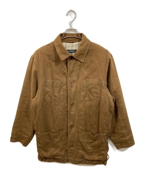 BANANA REPUBLIC（バナナリパブリック）BANANA REPUBLIC (バナナリパブリック) リネンカバーオールジャケット ブラウン サイズ:	SIZE XSの古着・服飾アイテム