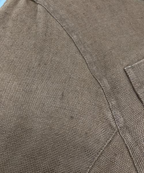 BANANA REPUBLIC（バナナリパブリック）BANANA REPUBLIC (バナナリパブリック) リネンカバーオールジャケット ブラウン サイズ:	SIZE XSの古着・服飾アイテム