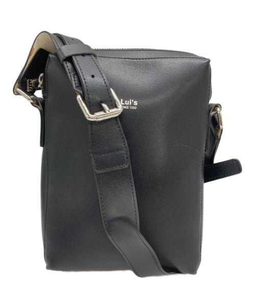 Lui's（ルイス）Lui's (ルイス) スプリットレザーポーチ ブラックの古着・服飾アイテム