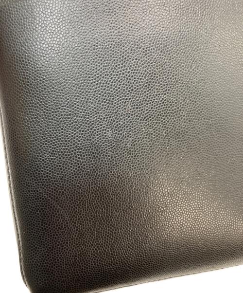 Lui's（ルイス）Lui's (ルイス) スプリットレザーポーチ ブラックの古着・服飾アイテム