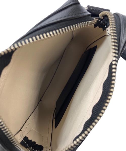 Lui's（ルイス）Lui's (ルイス) スプリットレザーポーチ ブラックの古着・服飾アイテム