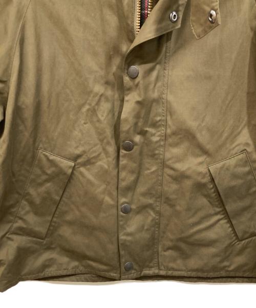 Barbour（バブアー）Barbour (バブアー) TRANSPORT ポリエステルコットン ピーチスキン ジャケット オリーブ サイズ:34の古着・服飾アイテム
