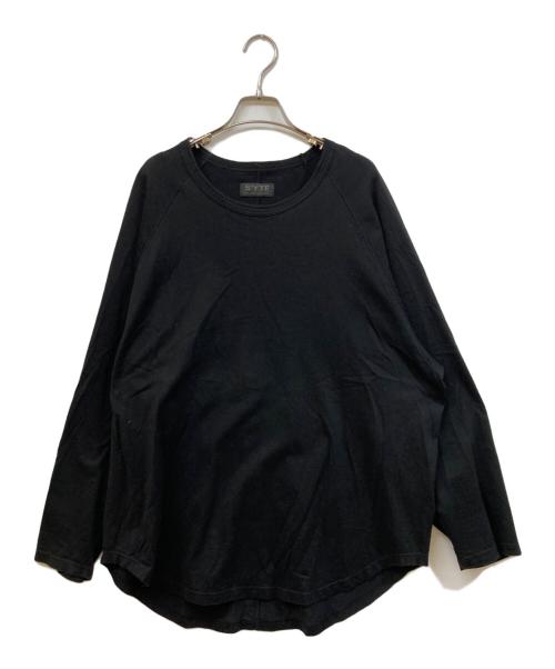 s'yte（サイト）s'yte (サイト) JERSEY BIG RAGLAN T-SHIRT ブラック サイズ:	SIZE Sの古着・服飾アイテム