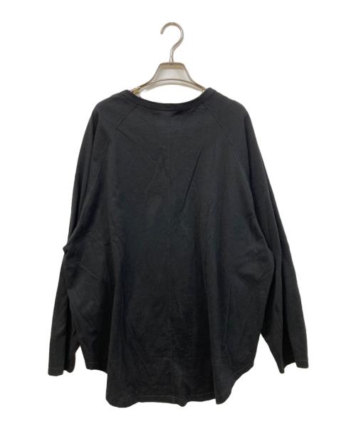 s'yte（サイト）s'yte (サイト) JERSEY BIG RAGLAN T-SHIRT ブラック サイズ:	SIZE Sの古着・服飾アイテム
