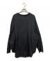 s'yte (サイト) JERSEY BIG RAGLAN T-SHIRT ブラック サイズ:	SIZE S：6000円