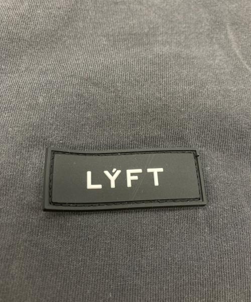 Lyft（リフト）Lyft (リフト) サークルロゴTシャツ ブラック サイズ:XLの古着・服飾アイテム