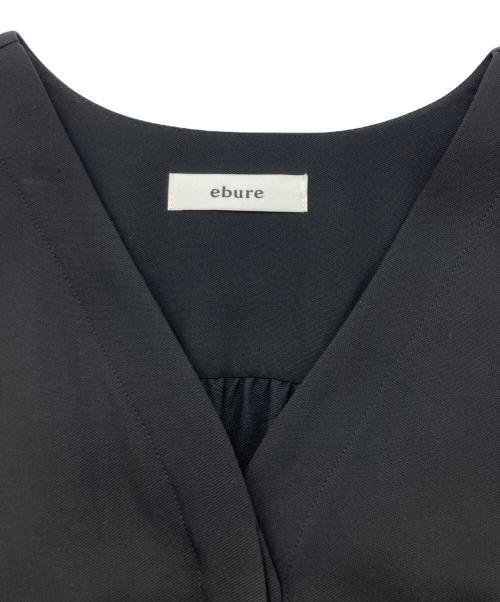 ebure（エブール）ebure (エブール) シャツワンピース ブラック サイズ:36の古着・服飾アイテム
