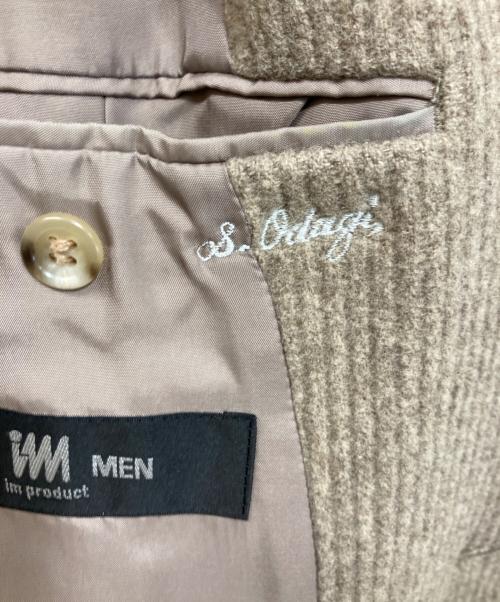 IM MEN（アイム メン）IM MEN (アイム メン) ウールテーラードジャケット ベージュ サイズ:	SIZE 6の古着・服飾アイテム