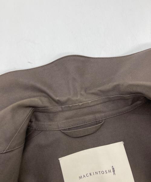 MACKINTOSH（マッキントッシュ）MACKINTOSH (マッキントッシュ) ゴム引きステンカラーコート ベージュ サイズ:	SIZE 36の古着・服飾アイテム