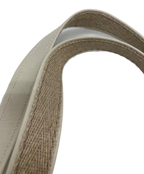 HIROKO HAYASHI（ヒロコ ハヤシ）HIROKO HAYASHI (ヒロコ ハヤシ) FABREメッシュショルダーバッグ ホワイトの古着・服飾アイテム