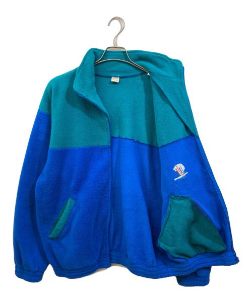 French Military（フレンチミリタリー）French Military (フレンチミリタリー) Fleece Training Jacket ブルー サイズ:実寸をご確認くださいの古着・服飾アイテム