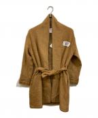 broken heart clubブロークン・ハーツ・クラブ）の古着「モヘヤ混ロングカーディガン」｜ベージュ