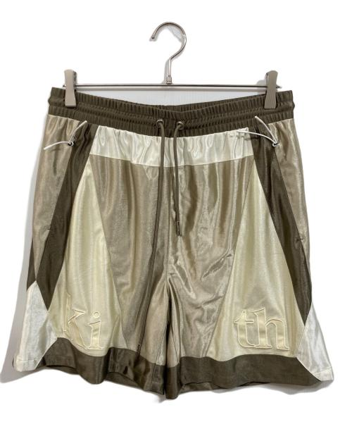 KITH（キス）KITH (キス) Faille Jersey Turbo Short ベージュ サイズ:	SIZE Mの古着・服飾アイテム