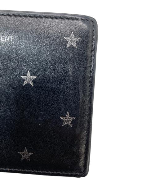 Saint Laurent Paris（サンローランパリ）Saint Laurent Paris (サンローランパリ) マネークリップ付き2つ折り財布 ブラックの古着・服飾アイテム