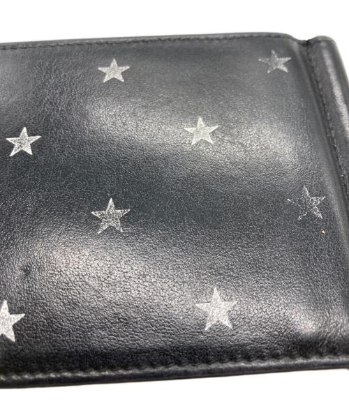 Saint Laurent Paris（サンローランパリ）Saint Laurent Paris (サンローランパリ) マネークリップ付き2つ折り財布 ブラックの古着・服飾アイテム