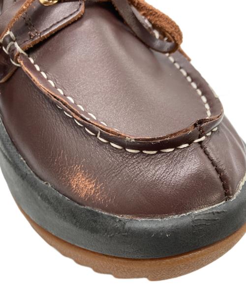 PG（ピージー）pg (ピージー) FELIXデッキシューズ ブラウン サイズ:	SIZE 43の古着・服飾アイテム