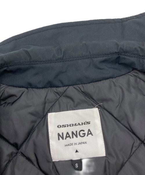 NANGA（ナンガ）NANGA (ナンガ) Oshman's (オッシュマンズ) 別注コーチダウンジャケット ブラック サイズ:	SIZE Sの古着・服飾アイテム