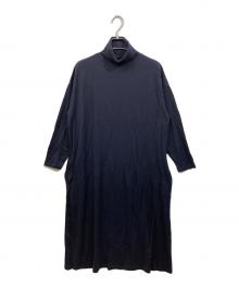 中川政七商店（ナカガワマサシチショウテン）の古着「ウールワイドワンピース」｜ブラック