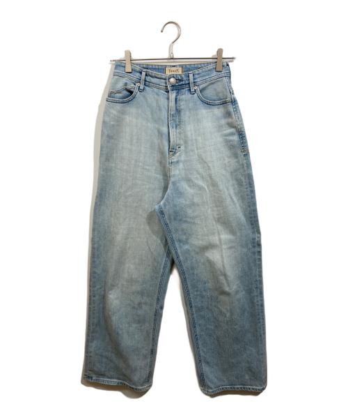 YANUK（ヤヌーク）YANUK (ヤヌーク) ルーズストレートデニムパンツ ブルー サイズ:	SIZE 24の古着・服飾アイテム