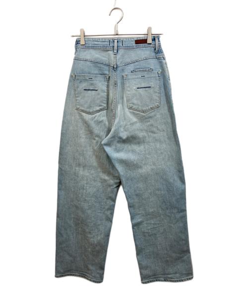 YANUK（ヤヌーク）YANUK (ヤヌーク) ルーズストレートデニムパンツ ブルー サイズ:	SIZE 24の古着・服飾アイテム