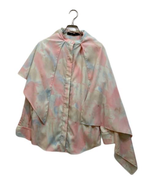 ROKH（ロク）rokh (ロク) パステルカーラーケープブラウス ピンク サイズ:	SIZE 36の古着・服飾アイテム