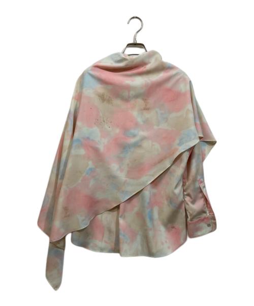 ROKH（ロク）rokh (ロク) パステルカーラーケープブラウス ピンク サイズ:	SIZE 36の古着・服飾アイテム