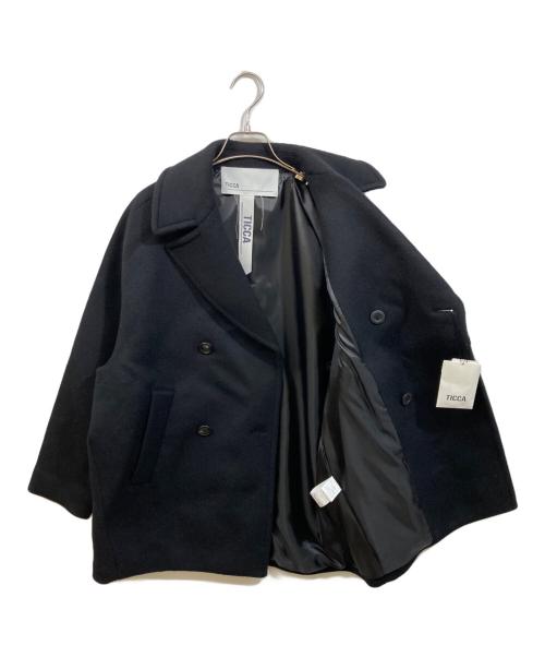 ticca（ティッカ）ticca (ティッカ) Pコート ブラック サイズ:Freeの古着・服飾アイテム