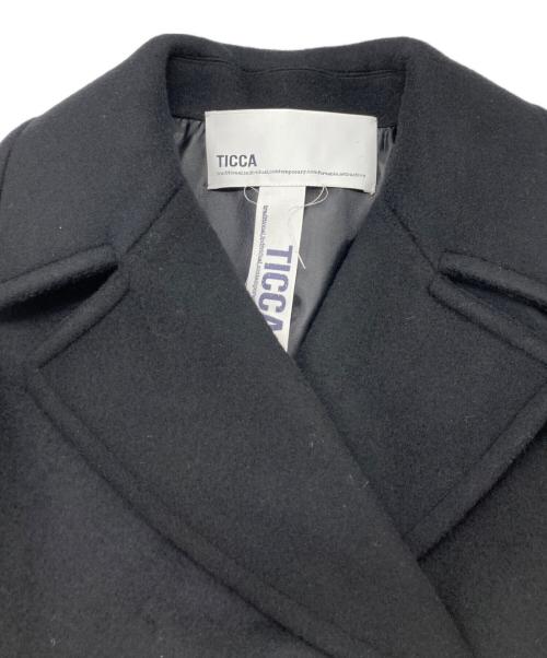 ticca（ティッカ）ticca (ティッカ) Pコート ブラック サイズ:Freeの古着・服飾アイテム