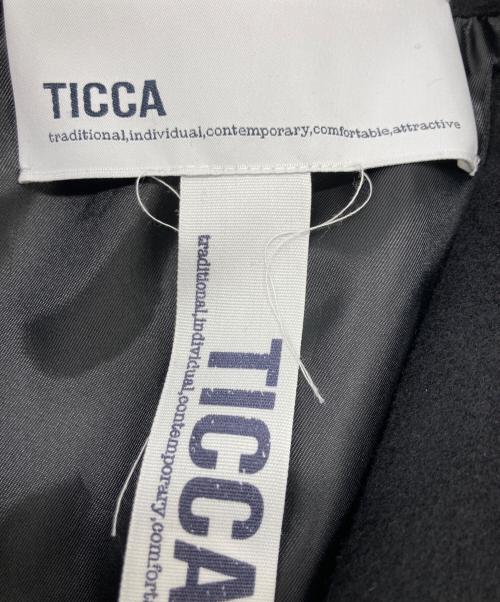 ticca（ティッカ）ticca (ティッカ) Pコート ブラック サイズ:Freeの古着・服飾アイテム