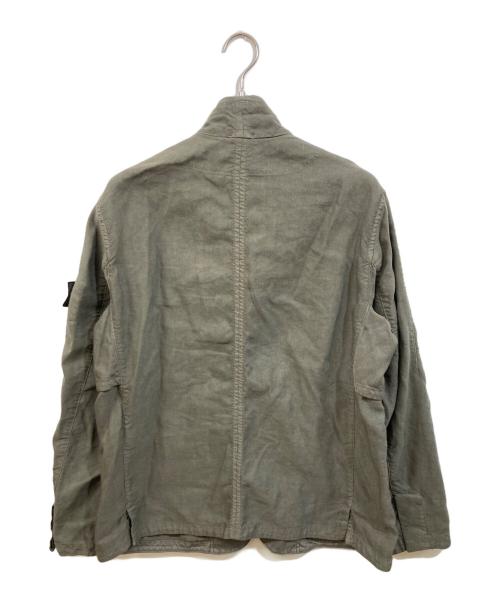 STONE ISLAND SHADOW PROJECT（ストーンアイランド シャドウプロジェクト）STONE ISLAND SHADOW PROJECT (ストーンアイランド シャドウプロジェクト) LINEN BLAZER ブラック サイズ:Lの古着・服飾アイテム
