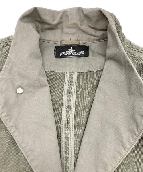 STONE ISLAND SHADOW PROJECT（ストーンアイランド シャドウプロジェクト）STONE ISLAND SHADOW PROJECT (ストーンアイランド シャドウプロジェクト) LINEN BLAZER ブラック サイズ:Lの古着・服飾アイテム