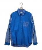 JAN MACHENHAUERヤンマッケンハウアー）の古着「チェックシャツ」｜ブルー