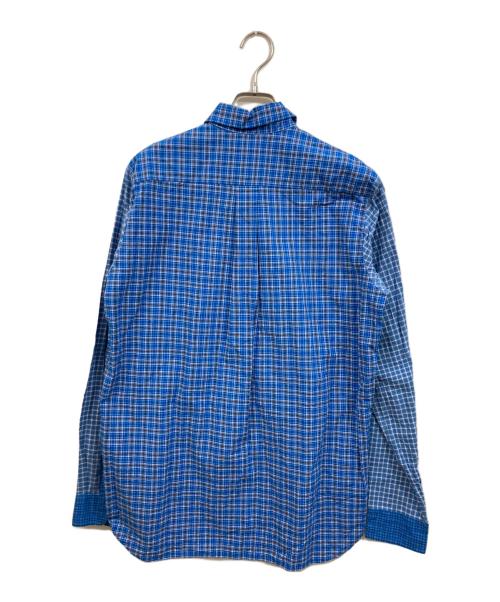 JAN MACHENHAUER（ヤンマッケンハウアー）jan machenhauer (ヤンマッケンハウアー) チェックシャツ ブルー サイズ:	SIZE 48の古着・服飾アイテム